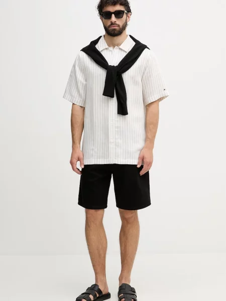 Tommy Hilfiger srajca z lanom bela