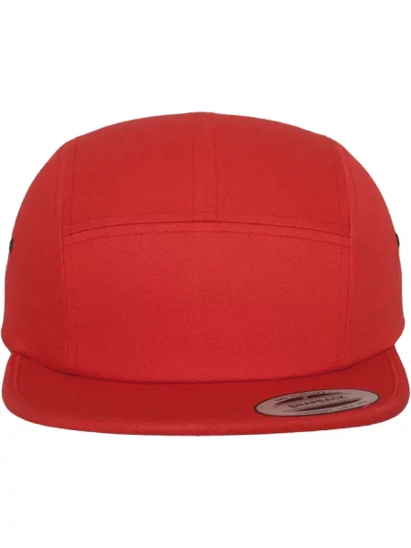 Klasična kapa s šiltom Flexfit rdeča