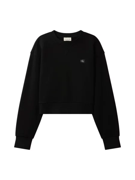 Calvin Klein Jeans bluza gładka czarny