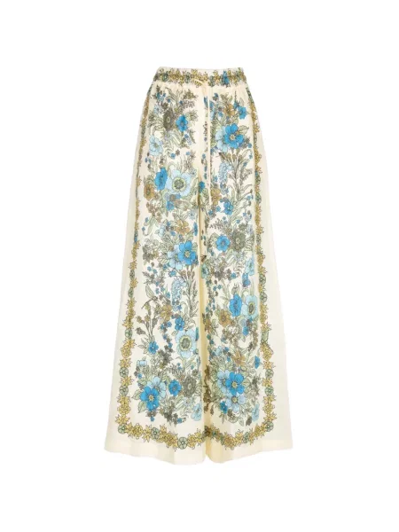 Pantaloni Alemais cu model floral cu imagine