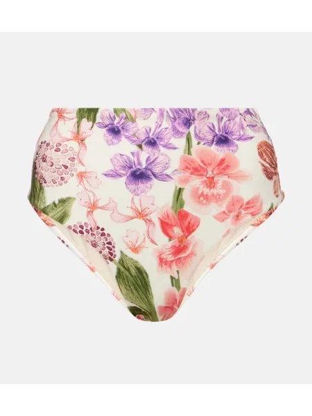 Bikini Agua By Agua Bendita cu talie înaltă cu model floral