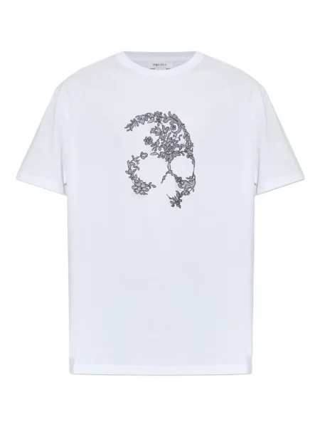 Tričko Alexander Mcqueen s potiskem bílé