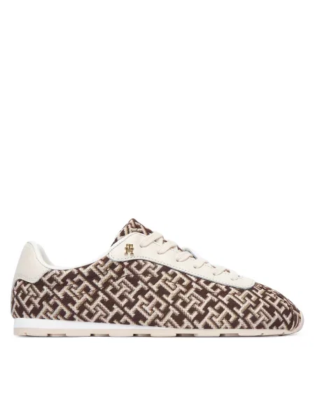 Αθλητικά Tommy Hilfiger Bella Monogram Sneaker καφέ