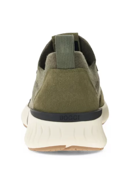 Sneakerși Boggi Milano de lână verde