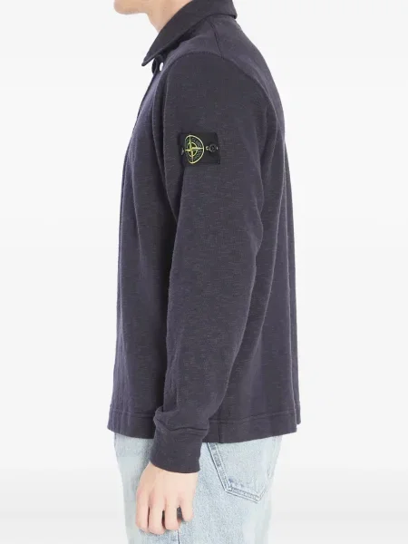 Поло тениска Stone Island камъни синьо