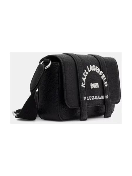 Karl Lagerfeld torebka crossbody z imitacji skóry K/RSG czarna