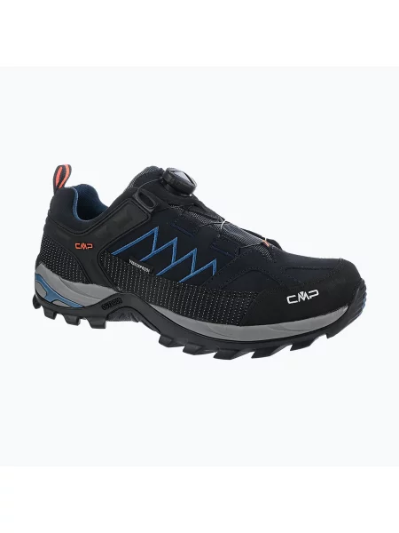Încălțăminte de trekking pentru bărbați CMP Rigel Low Fitgo Wp b.blue/flash orange albastru