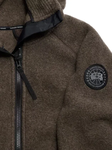 Geacă bomber Canada Goose din fleece maro