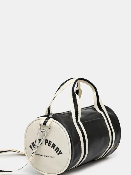 Potovalne torbe Fred Perry CLASSIC MINI BARREL BAG črna