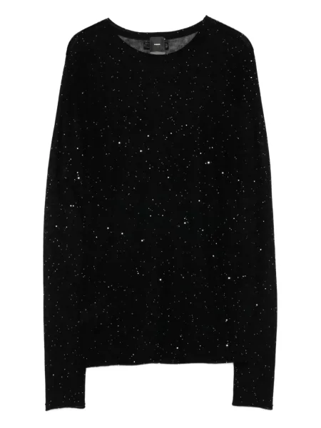 Top Pinko lung negru