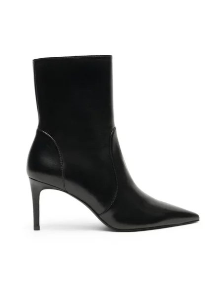 Botki Stuart Weitzman skórzane czarne