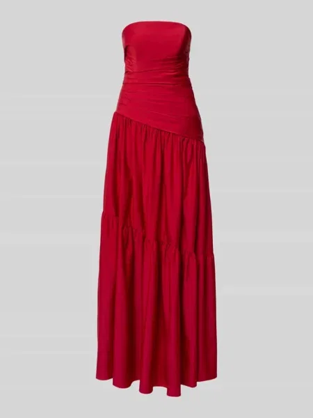 Sukienka wieczorowa w stylu warstwowym Luxuar Fashion