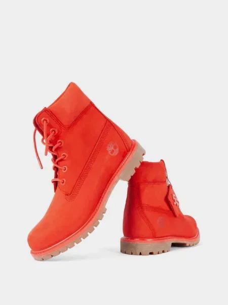 Водонепроницаемые ботинки Timberland красные