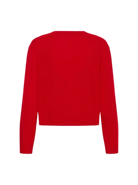 Dzianinowy sweter Part Two czerwony