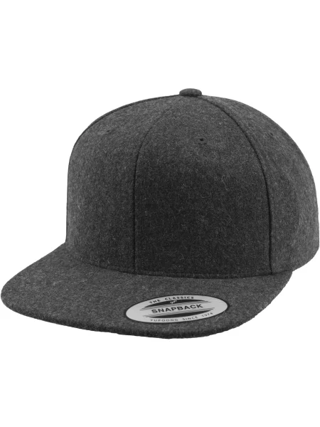 Flexfit Sapkák Melton Wool fekete