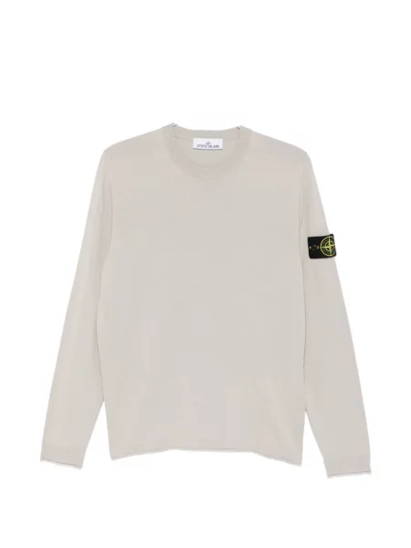 Pulover Stone Island cu strasuri gri