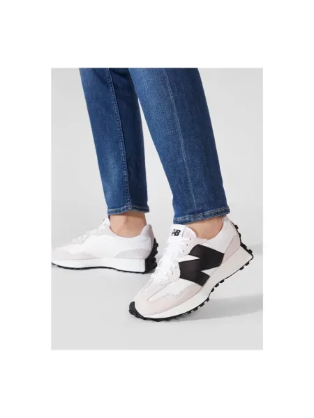 Sneakersy New Balance 327 zamszowe białe