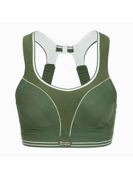 Sportovní podprsenka Shock Absorber Ultimate Run Bra greyish green zelená