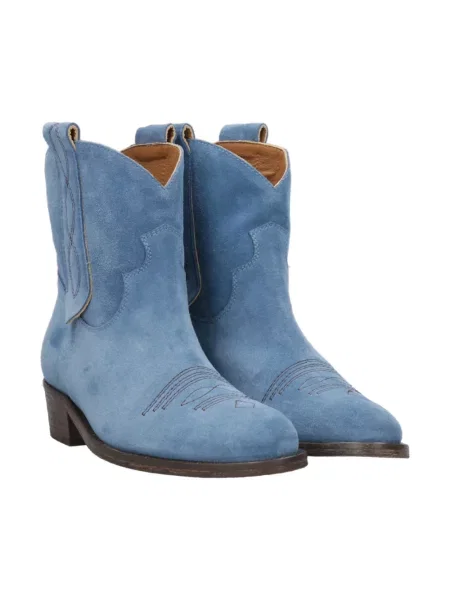 Buty do kostki Via Roma 15 niebieskie