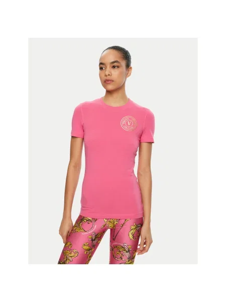 Футболка Versace Jeans Couture розовая