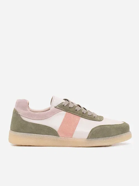 ISSA Plus Кеди низькі Шкіра бежевий