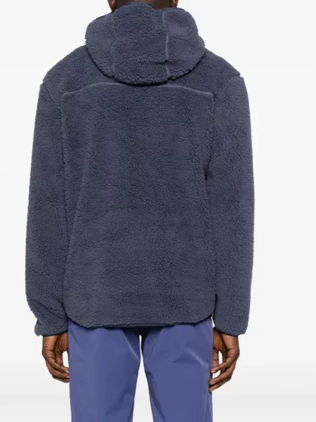 Anorak Rossignol din fleece de jumătate de fermoar albastru