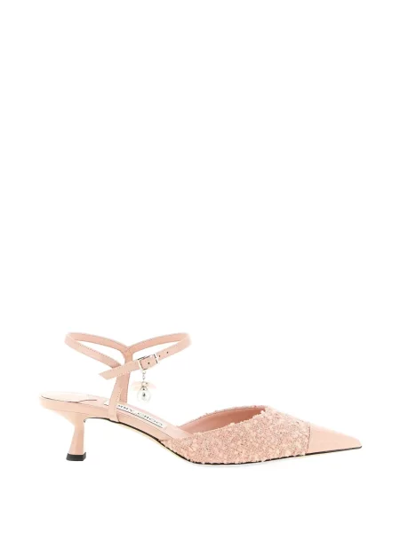 Pandantiv Jimmy Choo cu perle slingback roz