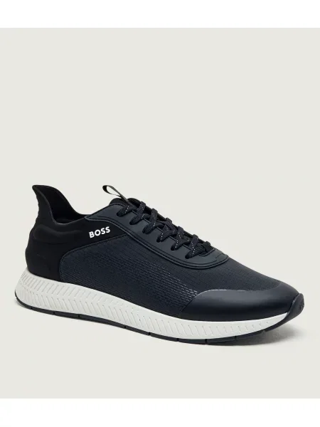 BOSS Sneakers Titanium Bleumarin negru