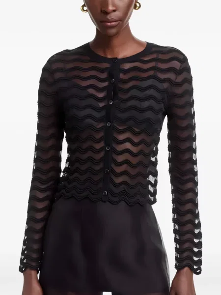 Cardigan Simkhai tricotate negru