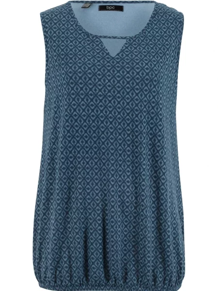 Top Bonprix niebieski