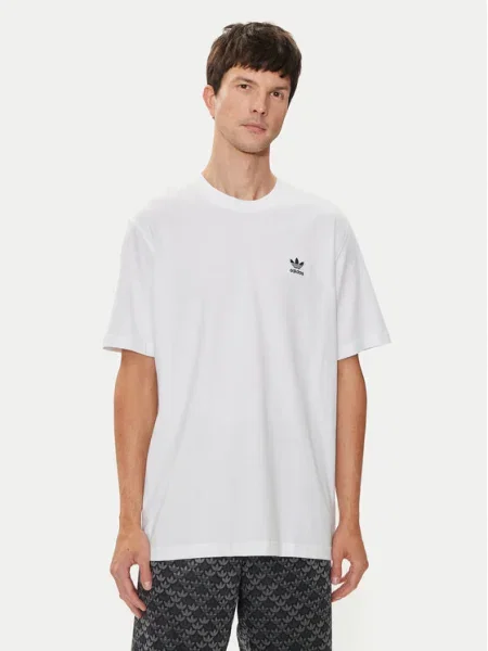 Adidas Tricou adicolor Classics Trefoil alb
