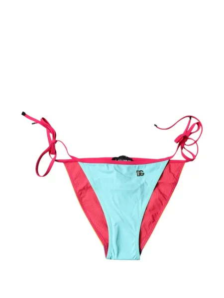 Bikini Dolce & Gabbana cu legături cu autograf galben