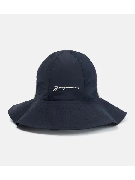 Pălărie Jacquemus din canvas albastru