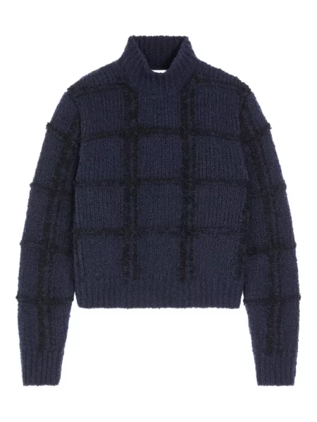 Sweter Dries Van Noten niebieski