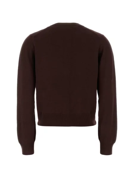 Cardigan Maison Kitsune de lână maro