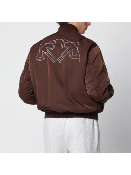 Kurtka bomber Off-white biały