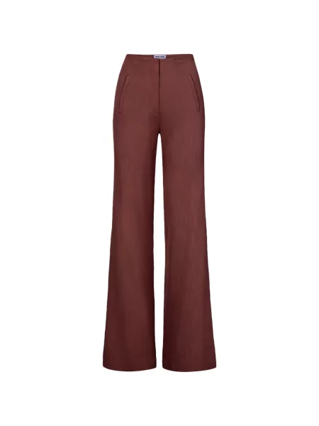 Pantaloni Veronica Beard maro