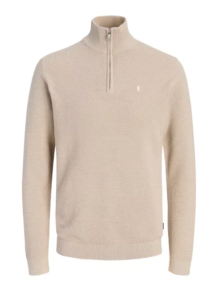 Jack & Jones Premium Pulover JPRBLURYAN taupe gri