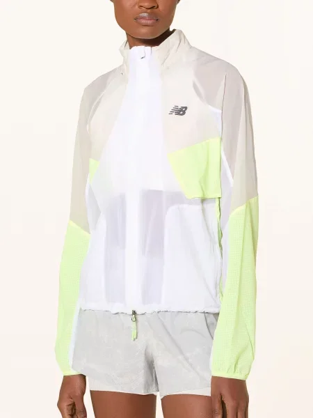 New Balance Běžecká Bunda Rc / neonově žlutá bílá