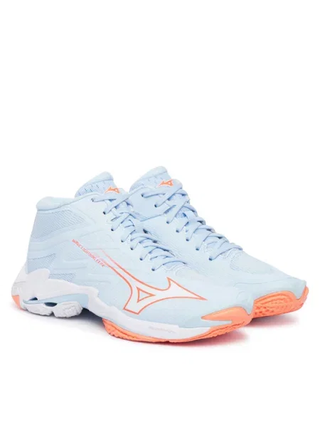 Mizuno Încălțăminte pentru sporturi de interior Wave Lightning Elite Mid deschis albastru