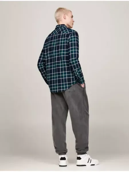 Tommy Jeans Cămașă verde