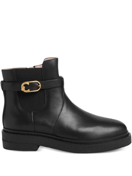 Botine Coccinelle cu cataramă negru