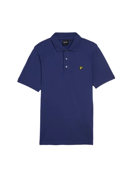 Koszulka polo Lyle & Scott niebieska