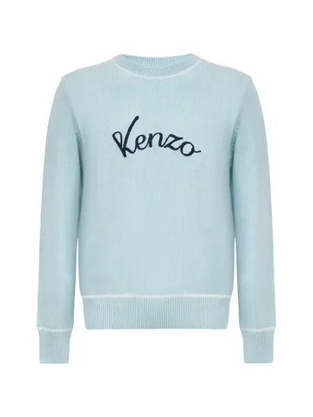 Pulover Kenzo cu autograf albastru