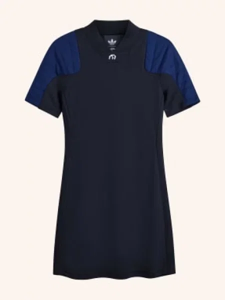 Adidas Šaty Miaou černá / tmavě modrá bílá