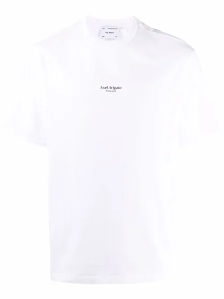 Tricou Axel Arigato cu imagine alb