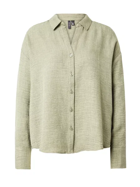 VERO MODA Bluză VMMelaney Queeny oliv