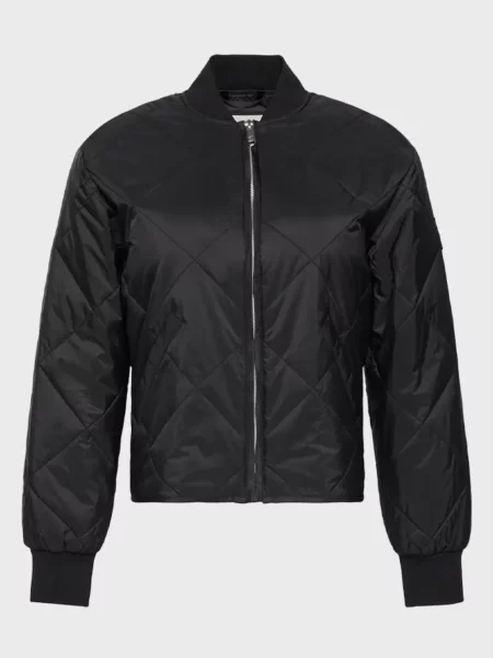 Стьобана джинсова куртка Calvin Klein Jeans чорна