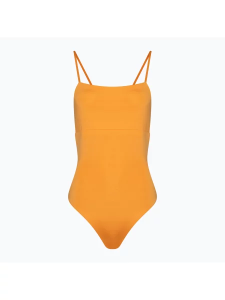 Női egyrészes fürdőruha Patagonia Reversible Sunrise Slide kishu orange Reversible Sunrise Slide narancsszínű