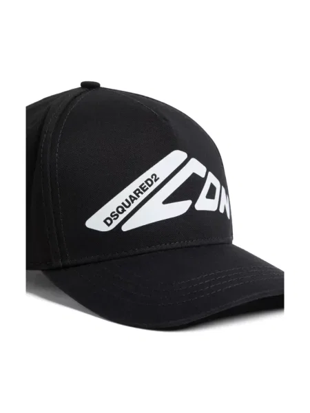 Czapka z daszkiem Dsquared2 czarna
